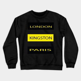 London Kingston Paris Crewneck Sweatshirt